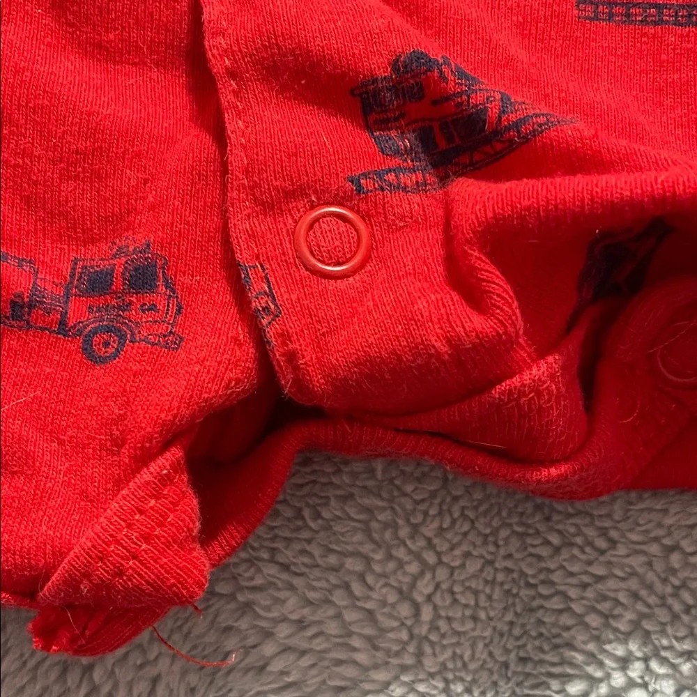 Carter's Boys Romper Red Hero Size 18 Month